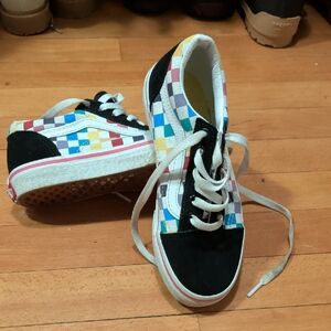 Vans Multicolor Checkered Kids Sneakers
